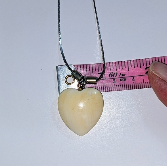 Heart Pendant & Silver 14" Necklace - Picture 6 of 8